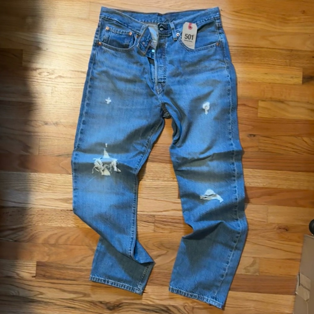 Levi’s 501 High-rise Straight Leg Jeans